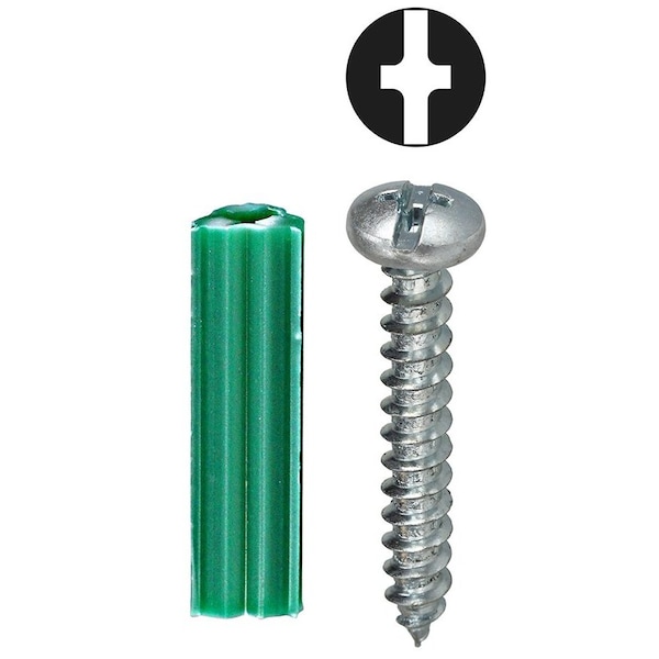 Dottie Short Drop-In Anchor, 1" L, Polyethylene K6DTP - main